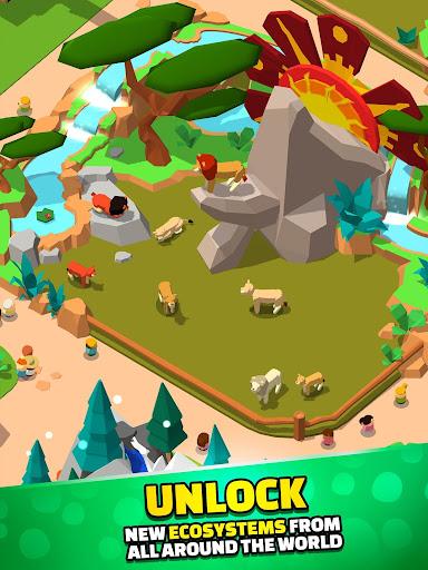 Idle Zoo Tycoon 3D - Animal Pa - Gameplay image of android game