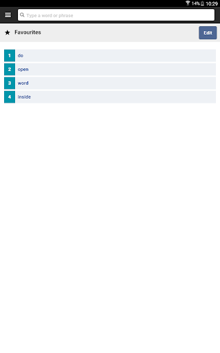Cambridge English-Arabic Dictionary - Image screenshot of android app