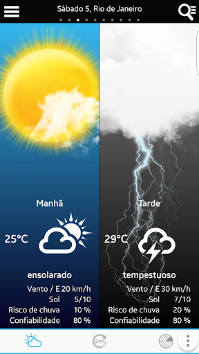 Weather for Brazil and World - عکس برنامه موبایلی اندروید