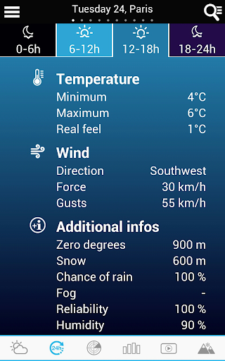 Weather for Brazil and World - Image screenshot of android app