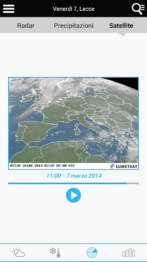 Weather for Italy - Image screenshot of android app