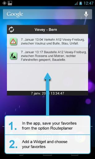 Swiss Traffic - Image screenshot of android app