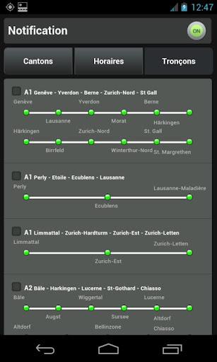 Swiss Traffic - Image screenshot of android app