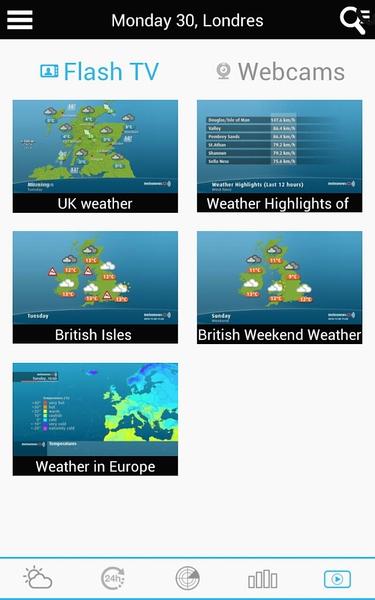 Weather for Spain - Image screenshot of android app