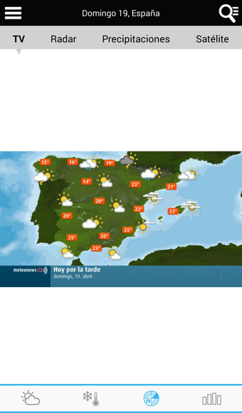 Weather for Spain - Image screenshot of android app