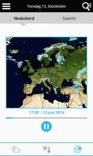 Weather for Sweden - Image screenshot of android app
