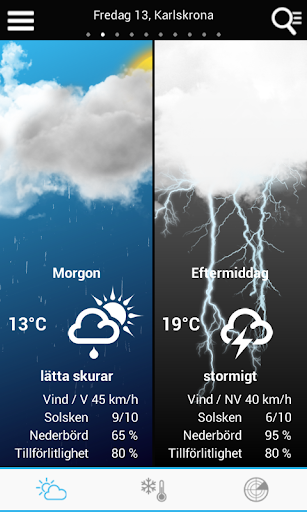 Weather for Sweden - عکس برنامه موبایلی اندروید