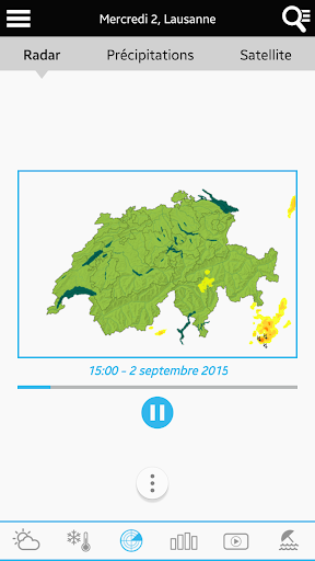 Weather for Switzerland - Image screenshot of android app