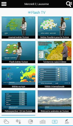 Weather for Switzerland - Image screenshot of android app