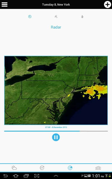 USA Weather forecast - عکس برنامه موبایلی اندروید