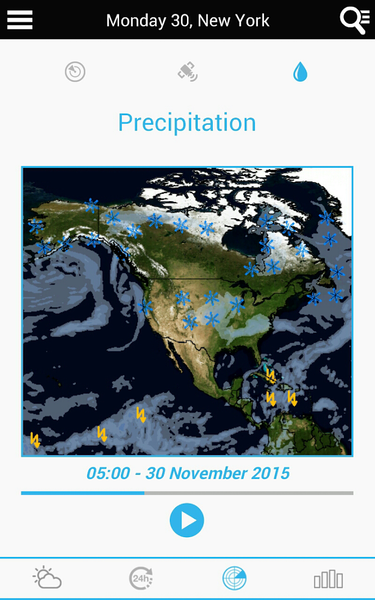 USA Weather forecast - عکس برنامه موبایلی اندروید