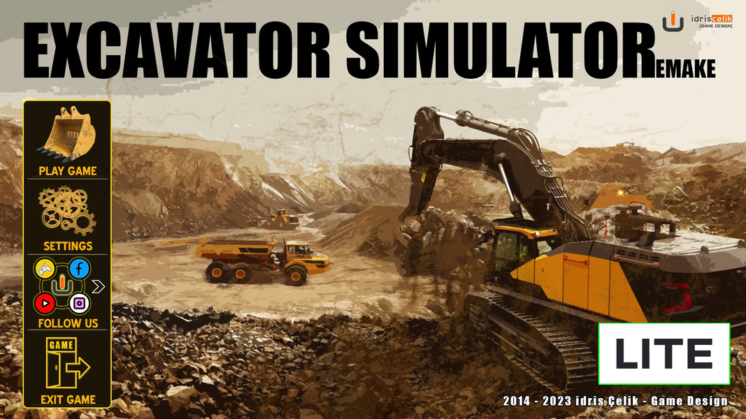 Excavator Simulator RMAKE (LT) - Image screenshot of android app