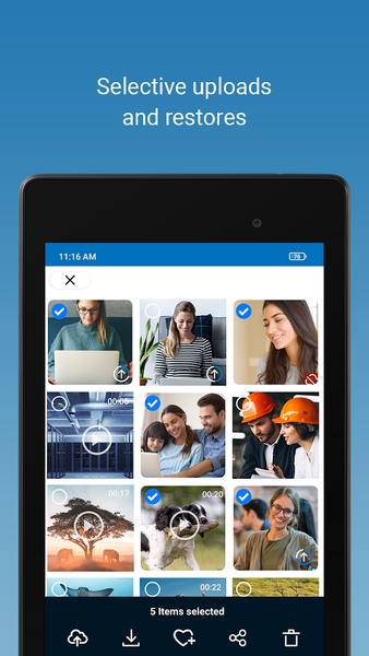 IDrive Photo Backup - Image screenshot of android app