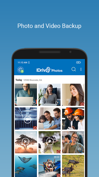 IDrive Photo Backup - عکس برنامه موبایلی اندروید