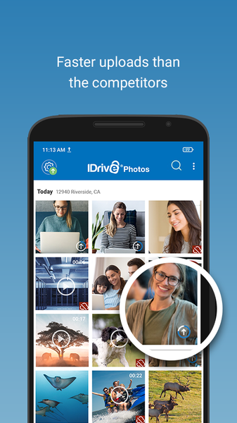 IDrive Photo Backup - Image screenshot of android app