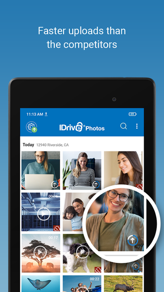 IDrive Photo Backup - Image screenshot of android app