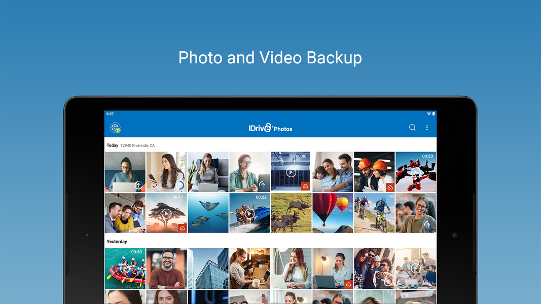 IDrive Photo Backup - Image screenshot of android app