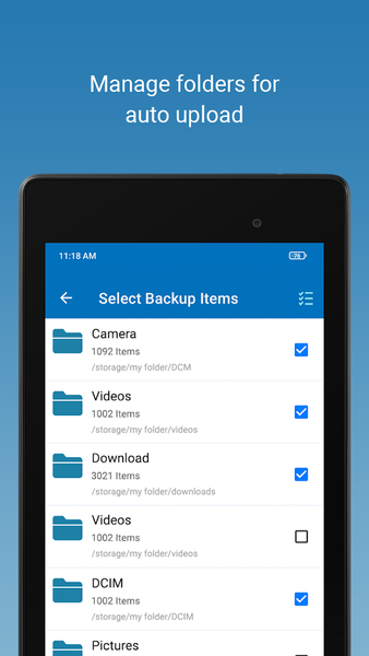 IDrive Photo Backup - Image screenshot of android app