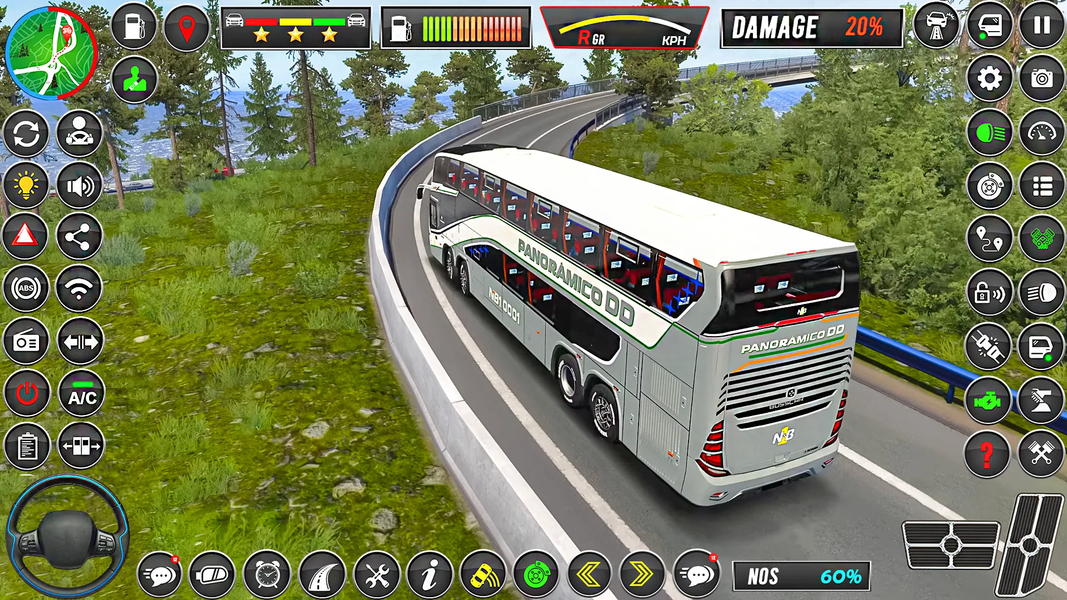 Bus Driving Game ۳D US Bus Sim - عکس بازی موبایلی اندروید