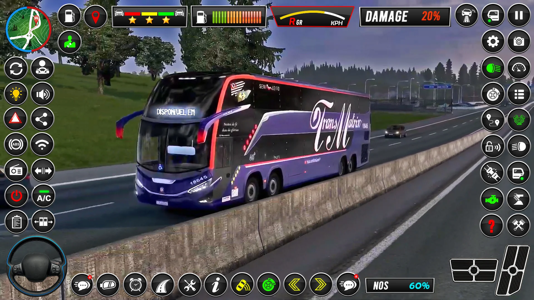 Bus Driving Game ۳D US Bus Sim - عکس بازی موبایلی اندروید