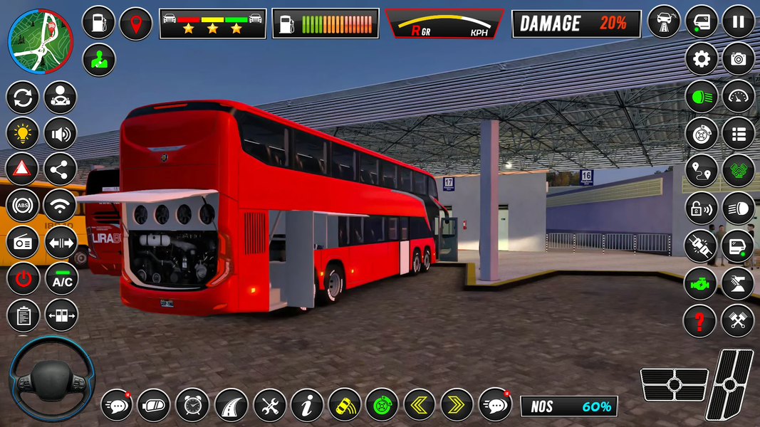 Bus Driving Game ۳D US Bus Sim - عکس بازی موبایلی اندروید