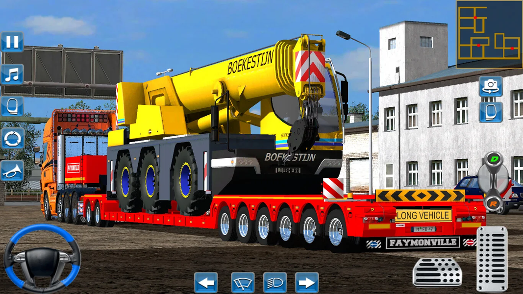 Truck Simulator Cargo Truck 3D - Gameplay image of android game
