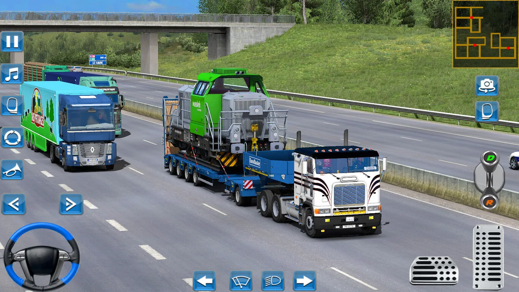 Truck Simulator Cargo Truck 3D - Gameplay image of android game