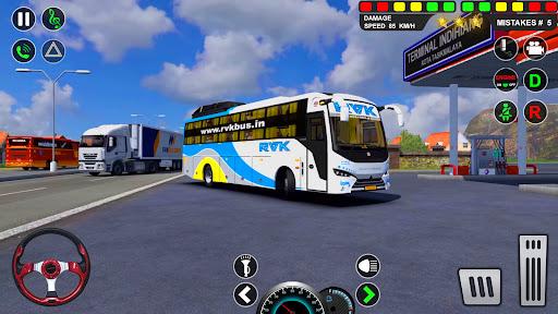 Bus Simulator 2022 Bus Driver - Gameplay image of android game