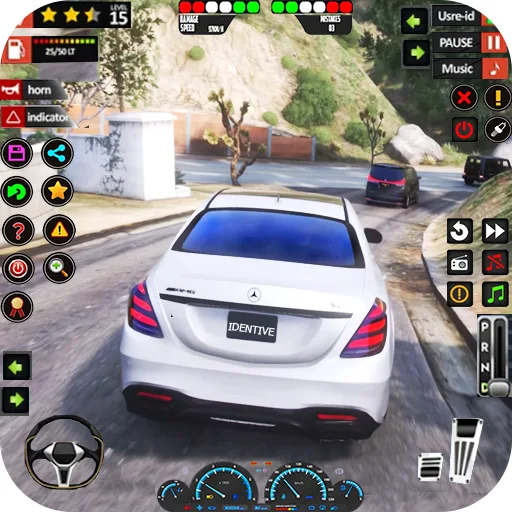 Open world Car Driving Sim 3D - Gameplay image of android game