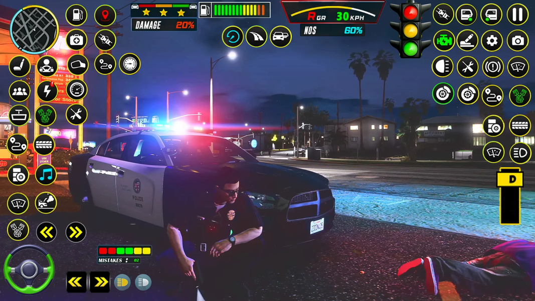 Police Car Driving Cop Chase - عکس بازی موبایلی اندروید