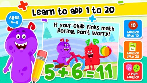 Addition and Subtraction Games - Gameplay image of android game
