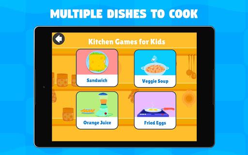 Kitchen Games - Fun Kids Cooking & Tasty Recipes - عکس بازی موبایلی اندروید