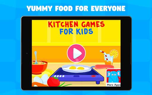 Kitchen Games - Fun Kids Cooking & Tasty Recipes - عکس بازی موبایلی اندروید