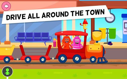 My Monster Town - Toy Train Games for Kids - Gameplay image of android game