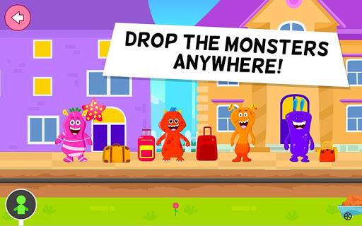My Monster Town - Toy Train Games for Kids - عکس بازی موبایلی اندروید
