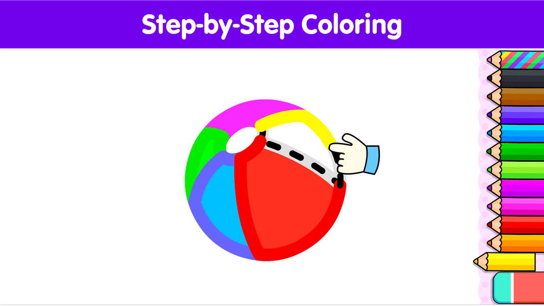 Kids Drawing & Coloring Book - عکس برنامه موبایلی اندروید