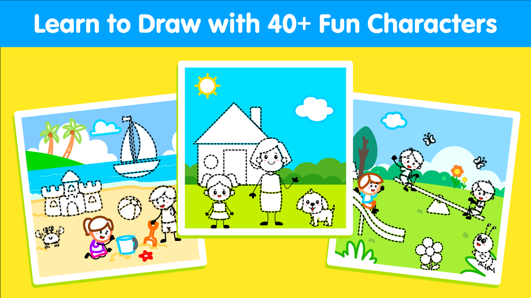 Kids Drawing & Coloring Book - Image screenshot of android app