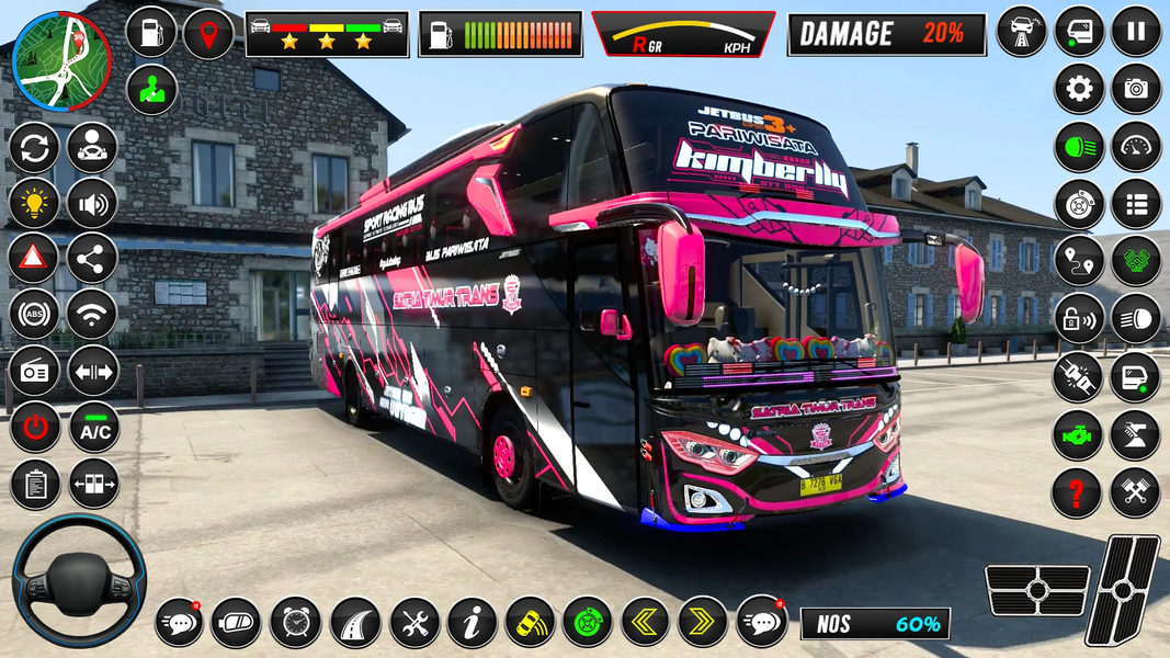 Bus Simulator Game - Bus Games - Gameplay image of android game