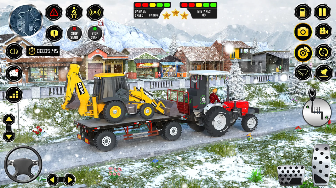 Real Construction Drive Game - Gameplay image of android game