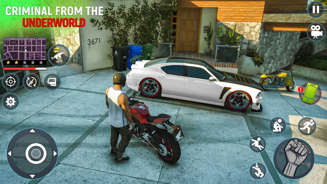 Crazy Gangster Game Ultimate - Gameplay image of android game