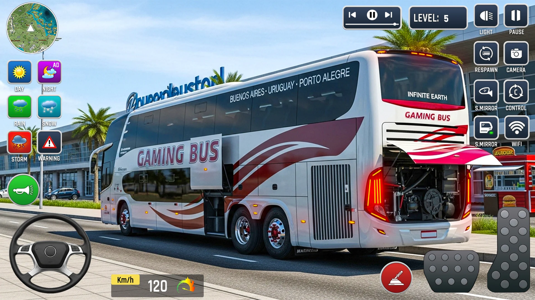 Real Bus Game Bus Driving - Gameplay image of android game