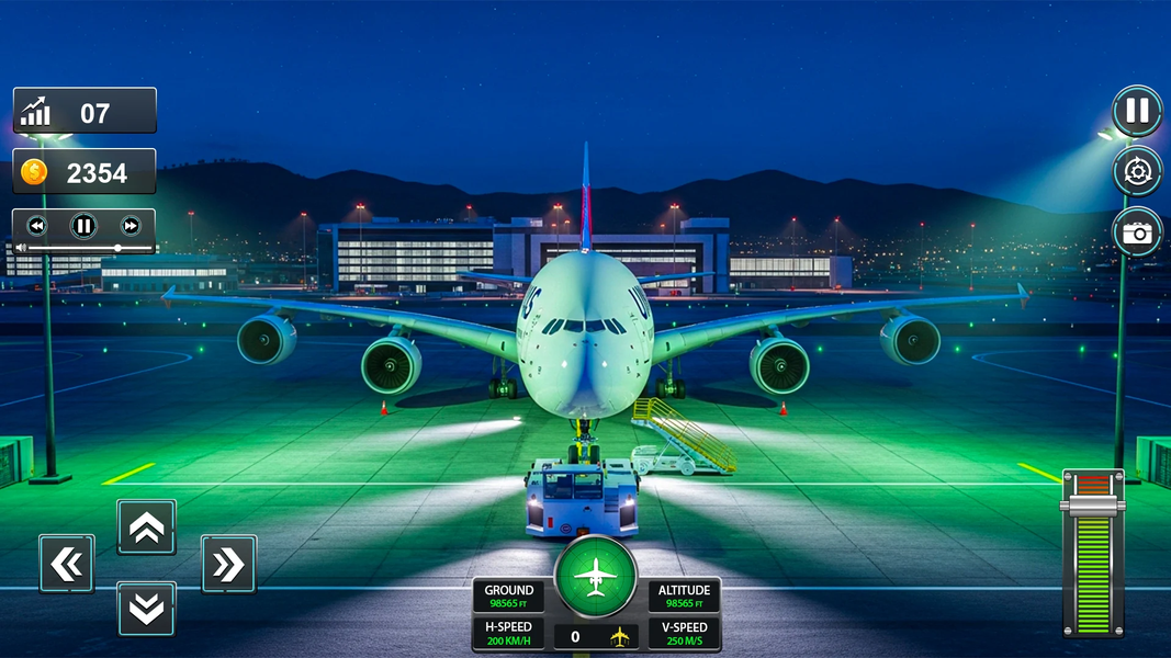Sky Pilot 3D : Airplane Game - Gameplay image of android game