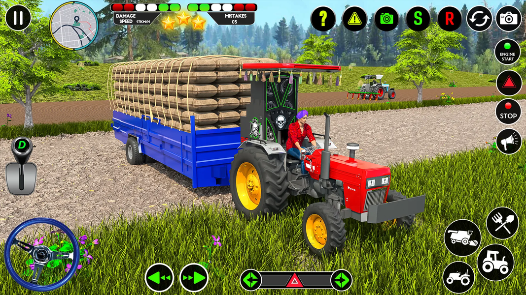 Tractor Games ۳D :Farming Game - عکس بازی موبایلی اندروید
