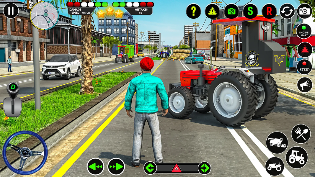 Tractor Games 3D :Farming Game - Gameplay image of android game
