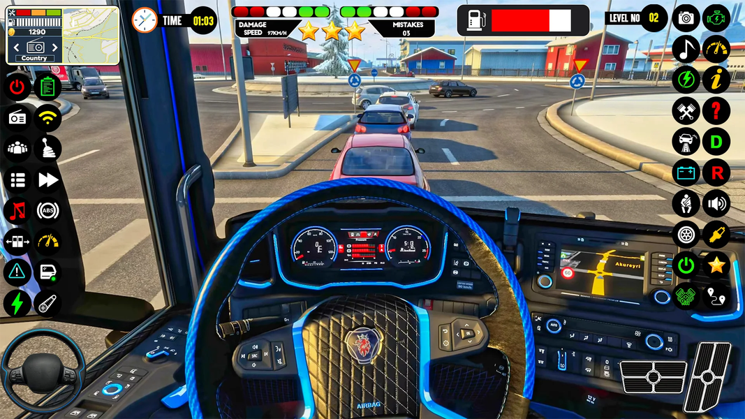 US Cargo Truck Driving 3D Game - Gameplay image of android game