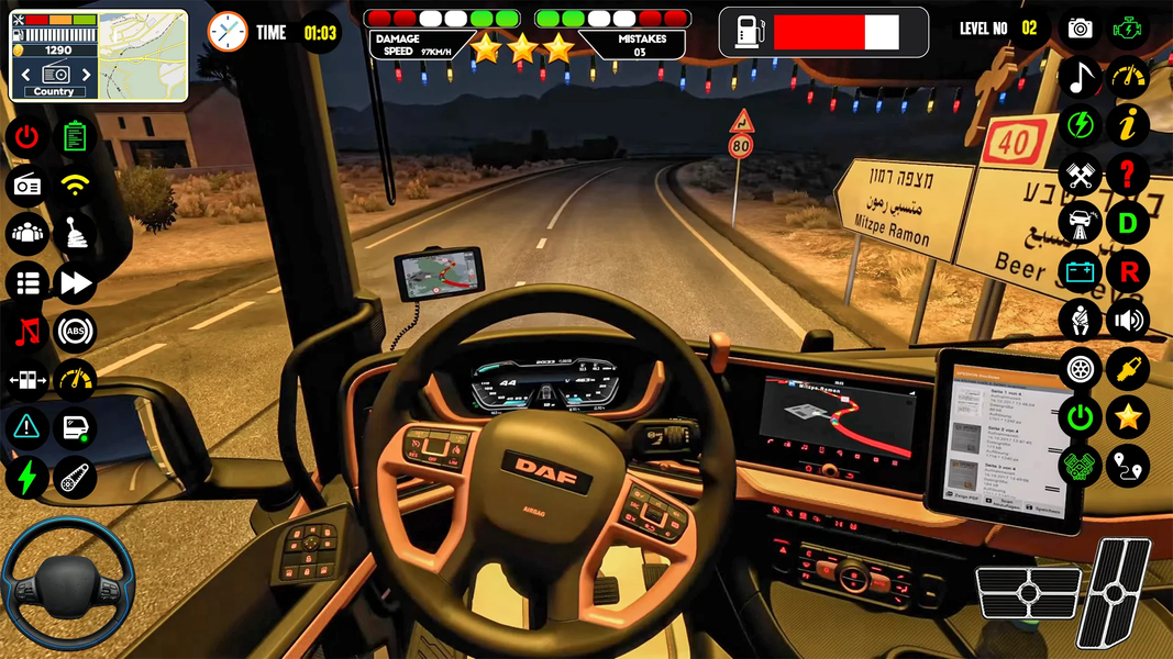 US Cargo Truck Driving ۳D Game - عکس بازی موبایلی اندروید