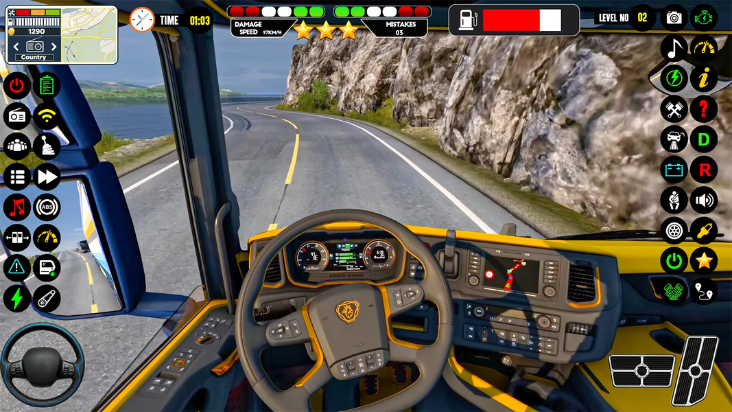 US Cargo Truck Driving ۳D Game - عکس بازی موبایلی اندروید