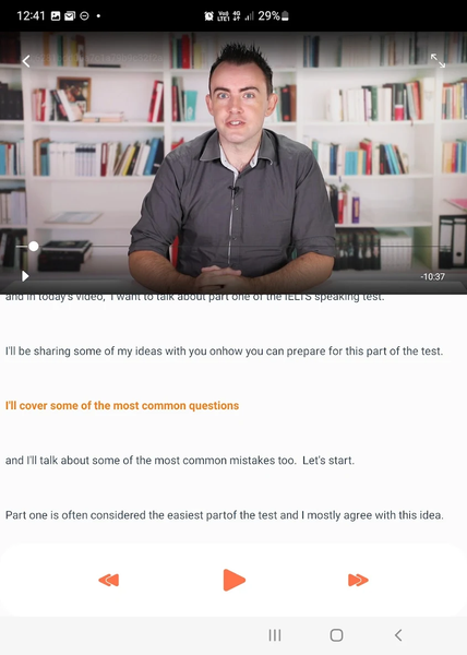 IELTS Daily - عکس برنامه موبایلی اندروید