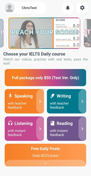 IELTS Daily - Image screenshot of android app