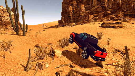 Offroad Jeep Drift Desert Race - Gameplay image of android game